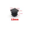 Square Plastic Black Blanking End Caps 13x13mm-120x120mm Inner Plug Cap Furniture Leg Tube Pipe Inserts Plugs Decorative Dust