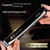 Guoguang 24/28-Hole C Key Tremolo Harmonica: Ideal for Beginners & Professionals, Concert-Level Performance