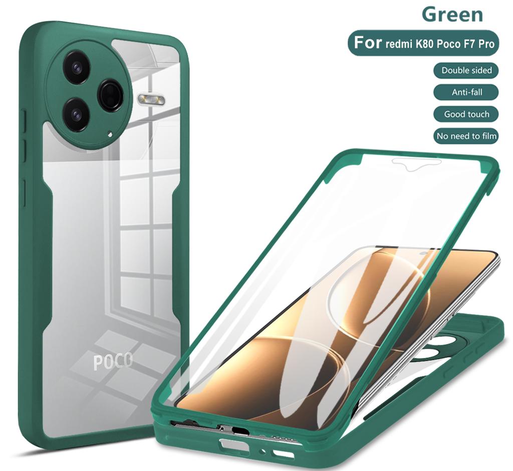 For POCO F7 Pro Case 360 Full Body Protection Case For Xiaomi POCO F7 Pro POCO F7Pro Front Screen Shockproof Cover