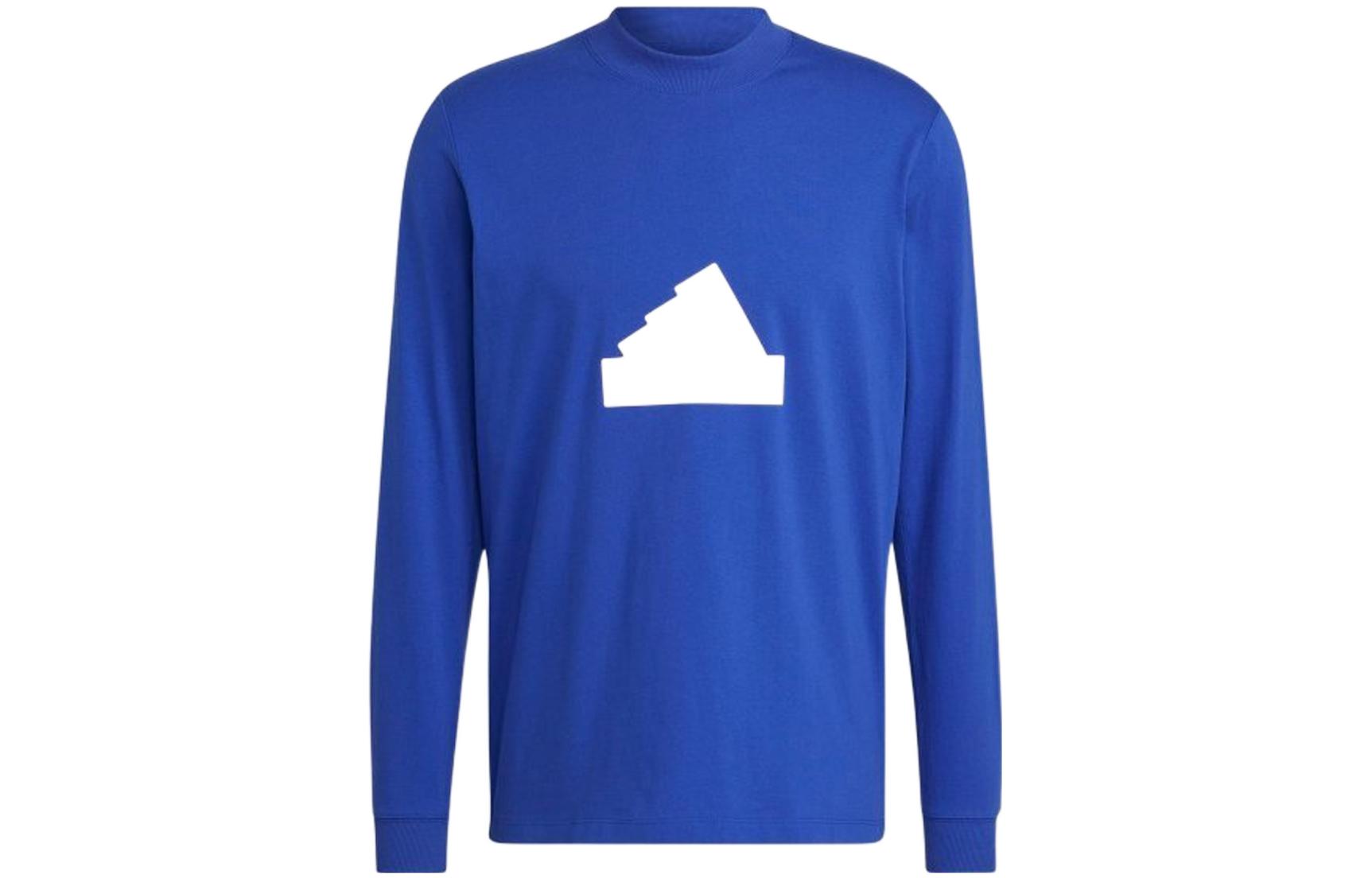 

Adidas T Shirts Men s Blue Crew Neck Moderate Straight Fit HN1957 L