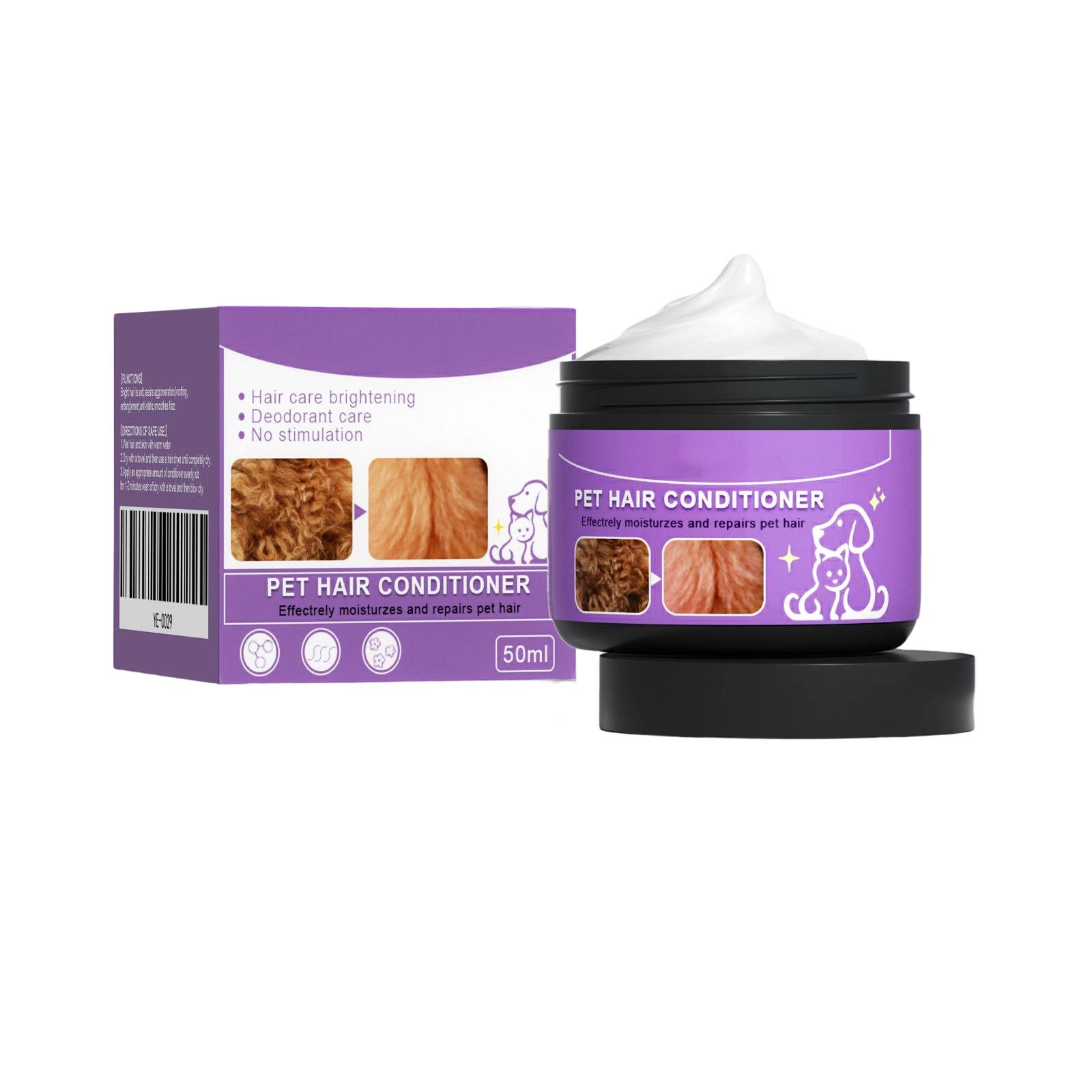 

Pet Hair Conditioner, Cleans, Cares For, Fluffs, Softens, And In Pet Hair, Pet Hair Care Cream One Size