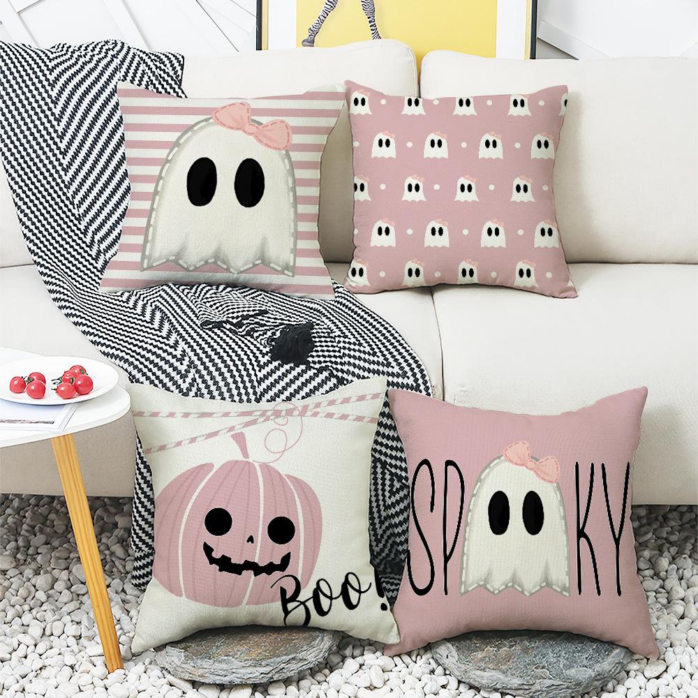 New Halloween Pillow Sofa Living Room Pillow Pillow Ghost Letter Print Pillow Cushion