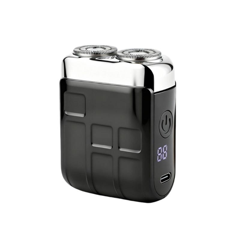 Multifunctional Electric Shaver Blade Double Head Digital Display Rechargeable Shaver Household Car Shaver Men Gift