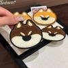 Süße Shiba Inu Chenille Haarspange Cartoon Hund Plüsch Haarspange für Damen Mädchen Tägliches Haaraccessoire