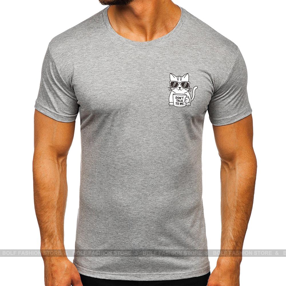 Cool Cat Logo T-Shirt 100% Cotton Minimalist Feline Symbol Tee for Men and Women Streetwear Essentials