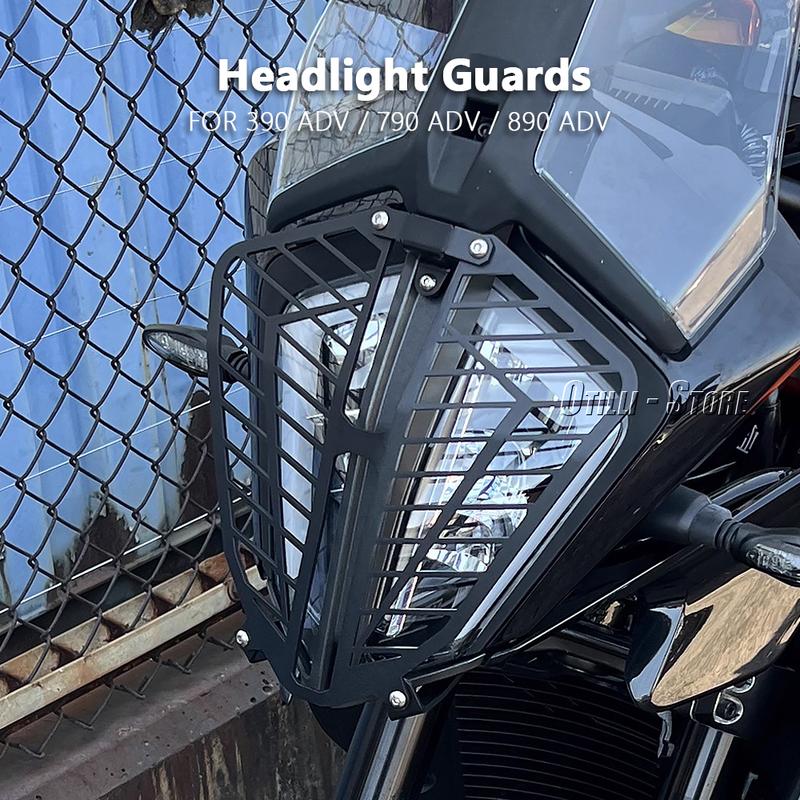 Motorcycle Headlight Guard Head Light Lamp Protector For 390 790 890 Adventure ADV R S 2019 2020 2021 2022 2023 2024 Accessories