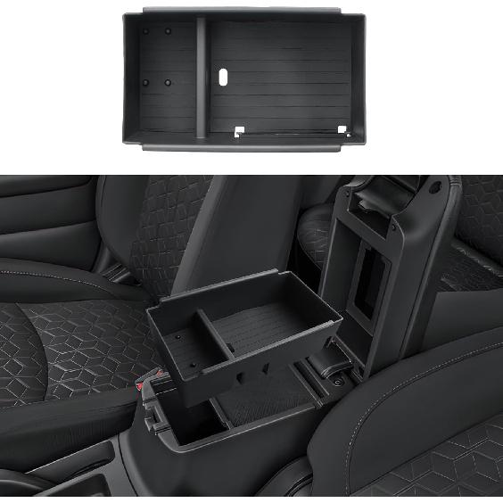 ECOZEN 2026 4Runner Center Console Armrest Cover - One-Piece Molding Silicone Center Console Armrest Cover with Hidden Storage Box for 2025-2026 Mitsubishi Outlander Spor