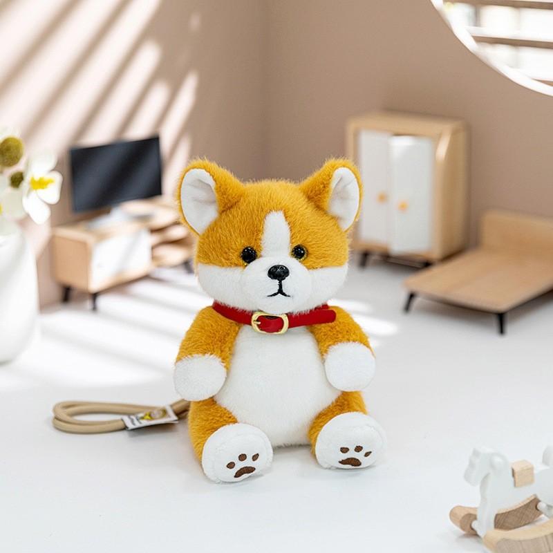 Dolls Animal Plush Bear Cow Elephant Hippo Duck Pig Dog Backpack Pendant Gift