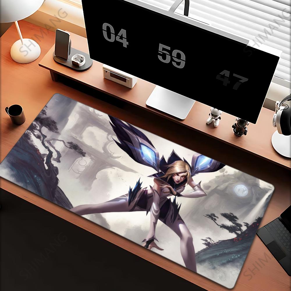League of Legends Kaisa Large Mouse Pad Gaming Mousepad PC Gamer Computer Office Mouse Mat Keyboard Mat Desk Pad Laptop Mausepad