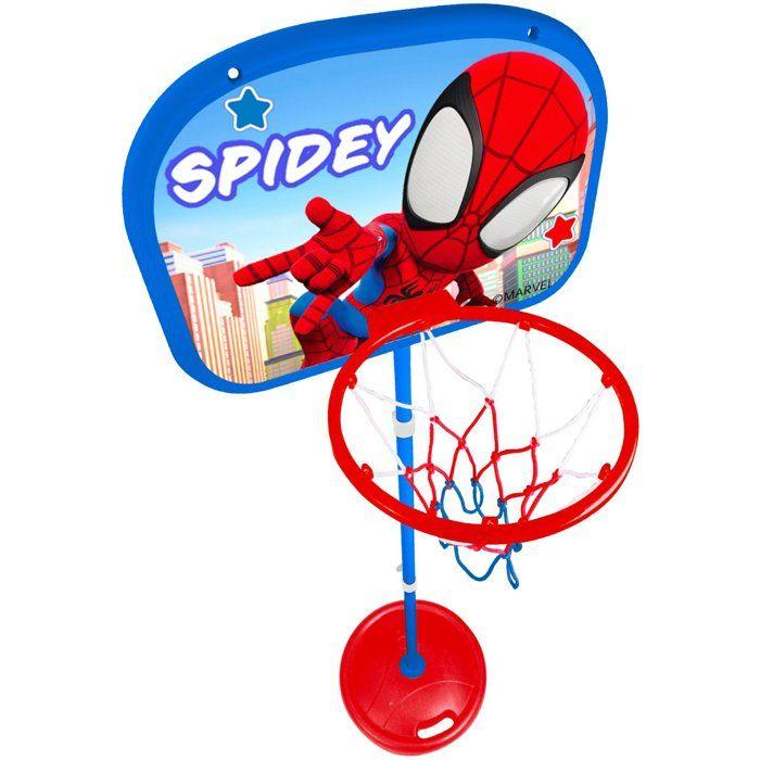 Panier de basket enfant Spidey - Réglable sur pied 155 cm - MARVEL