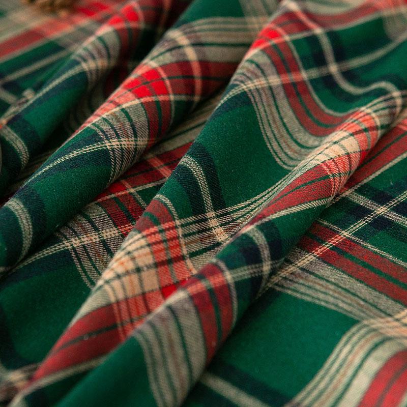 Scottish Plaid Christmas Tablecloth for Holiday Decoration & Photography Props