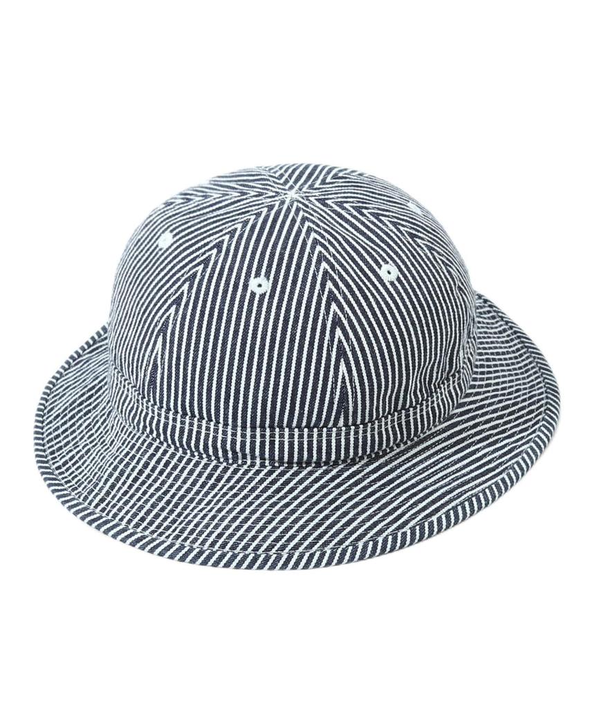 Kojima Genes Army Hat, Hickory Stripe, Military-Inspired Workwear Cap, Adjustable, Made In Japan Okayama, RNB-9064