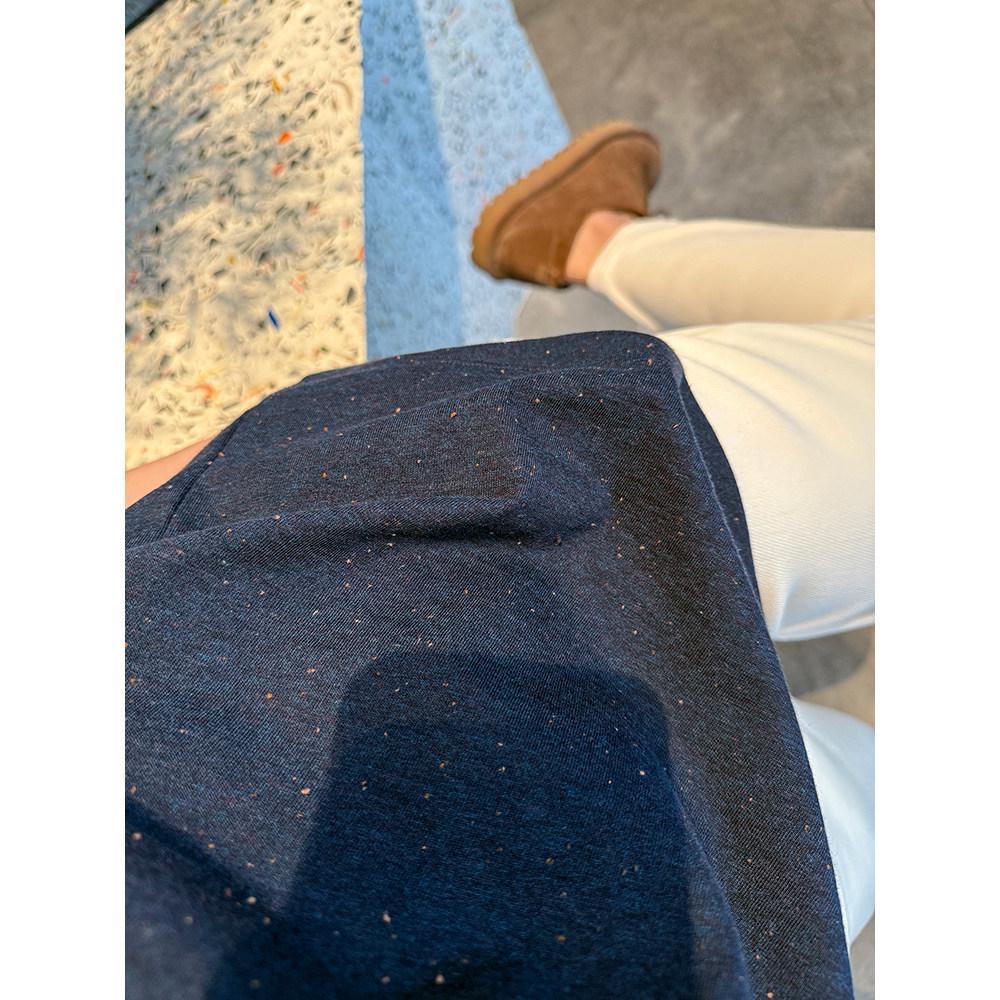 In-Stock Romantic Starry Short-Sleeve Women s T-Shirt with Elegant Collar Medium темно-синий