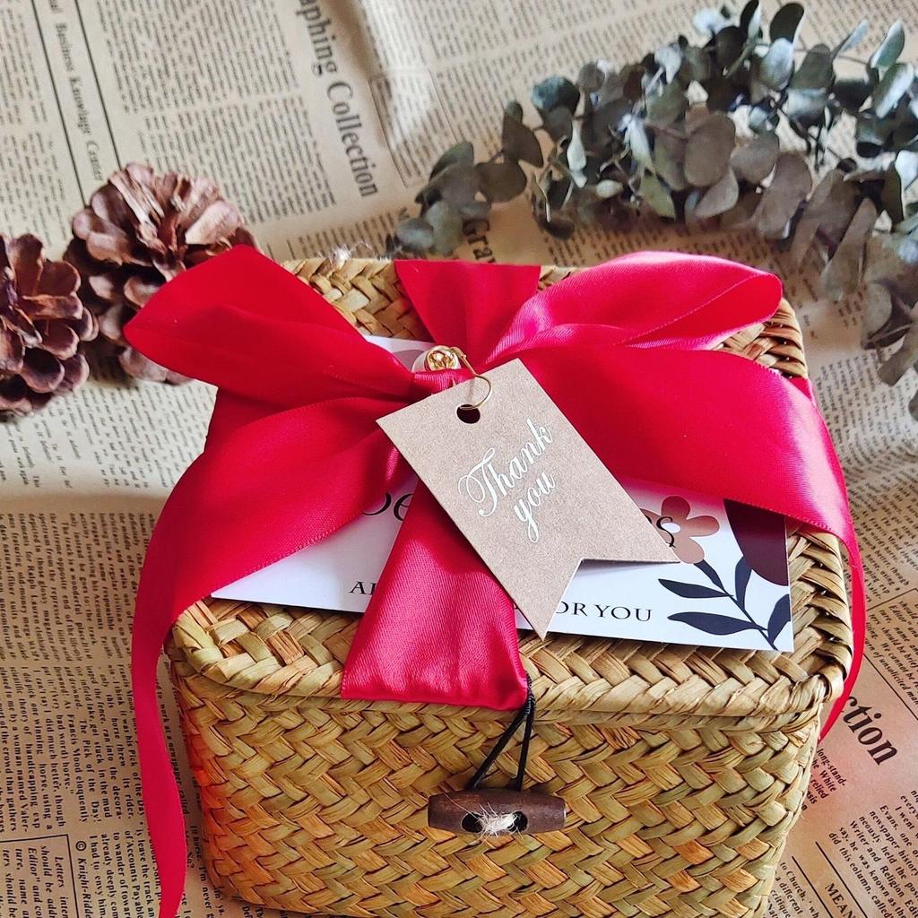 Creative Rattan Woven Wedding & Bridesmaid Souvenir Gift Box