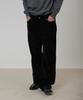 PINBLACK (Men) Corduroy Wide Pants Black