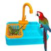 Parrot Bird Bathtub Shower Basin - Bath Cage Bowl for Parrots Multi-Functional Bird Toy & Kids Kitchen Sink Pretend Play Toys