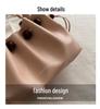 Korean Stylish Niche Women's Drawstring Bucket Shoulder Bag