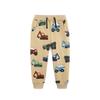 European Boys' Cartoon Car Print Joggers - Autumn Fashion for Toddlers & Kids