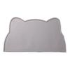 Waterproof Dog Food Mat Cat Face Design Silicone Pet Feeding Placemat with Raised Edge Non-slip Pet Bowl Mat for Dogs Cats
