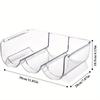 3pcs Stackable Water Bottle Holders Transparent Multi-Layer Storage Rack Tumblers Mugs Kitchen Countertop Organizer Refrigerator