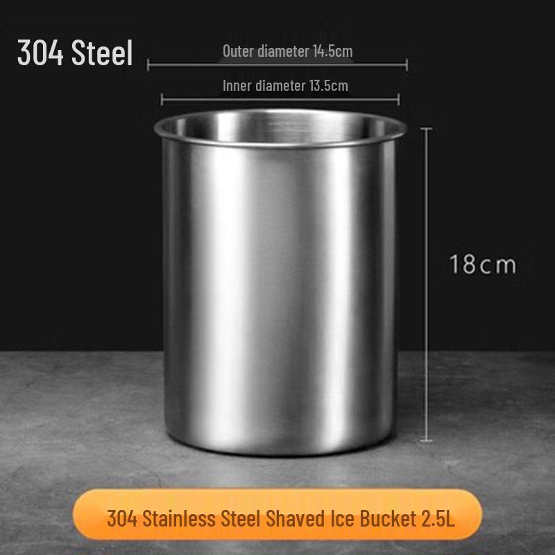 304 Stainless Steel Drop-proof Straight Cylinder Water Cup Without Handle.