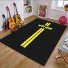 "VR46 Racing Design Carpet" Patterned Carpet, Non Slip Mat Suitable for Living Room and Bedroom Sofas