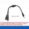 Dc5.5X2.5Mm Power Splitter Cable 1 To 2 Dc Power Cord High Current Dc Connector For Led Strip Security Camera Power Supply
