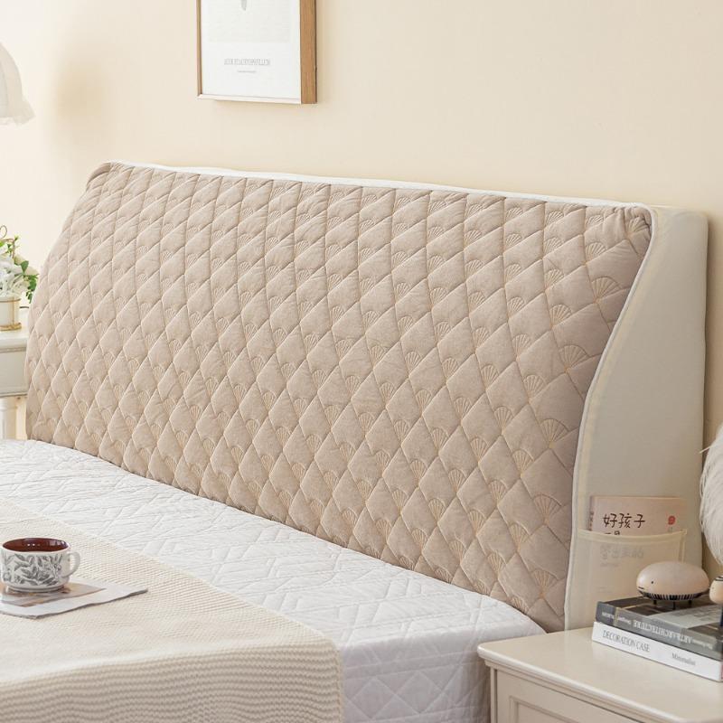 Thicken Bedhead Cover Nordic Soft Headboard Covers Solid Color Washable Bed Head Slipcover Bedroom Backrest Dust Protector Cover