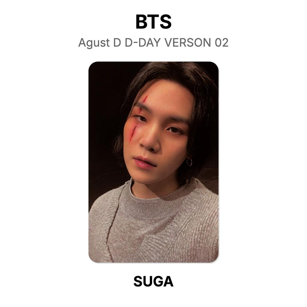 BTS Agust D D-DAY VERSON 02 Official Photocard