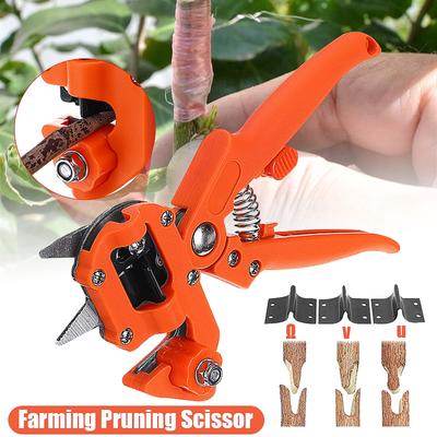 Garden Tools Grafting Pruner Chopper Vaccination Cutting Tree Plant Shears Scissor Fruit Tree Grape Vine Graft Tool