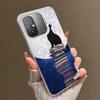 Schwarze Katze Ästhetik Muster Stoßfeste Handyhülle für Xiaomi Poco X7 X6 X5 X3 Pro F7 Ultra M8 Redmi 15C 15 14C 13C 12C 10C 13 12