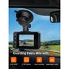 Dash Cam Front and Rear, 2.5K+1080P Dual Dash Camera for Cars, 2’’ Display Mini Car Camera, G-Sensor Dashcam, Night Vision, 24H
