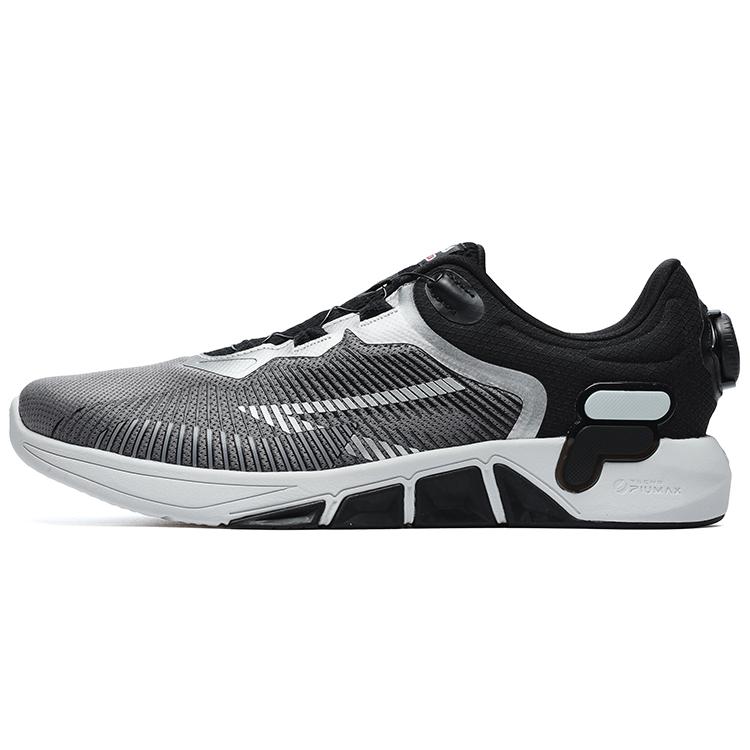 New FILA Xft Boa Athletics Shoes 'Grey Black Silver' A12M231403FSR