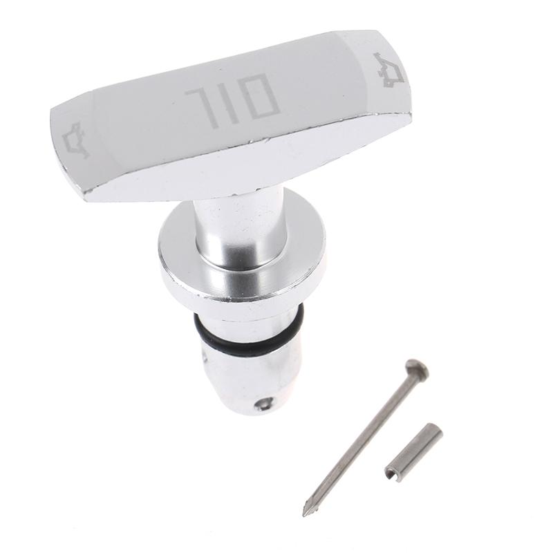 

Универсальный автомобильный щуп для измерения уровня масла, ручка для моторного масла, алюминиевая заготовка серебряный