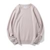 Cross-border round neck healthy cotton casual sweater pullover loose top printed logo trendy fashion long sleeve T-shirt autumn