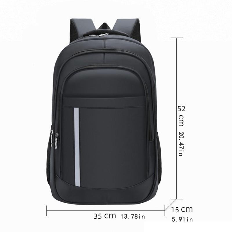 Zaino per Laptop da 17,3 Pollici - Borsa da Viaggio e per la Scuola, Tracolla Regolabile, Scomparti Multipli e Tasche Pratiche, Zaino Scolastico