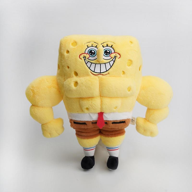 New Authentic Spongebob Muscle Plush Toy For Fitness Enthusiasts Gift Wholesale