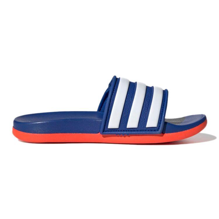 Adidas Adilette Comfort Adjustable Slide J Team Royal Solar Red Kids Sneakers Blue Team-Royal-Blue Cloud-White EG1351