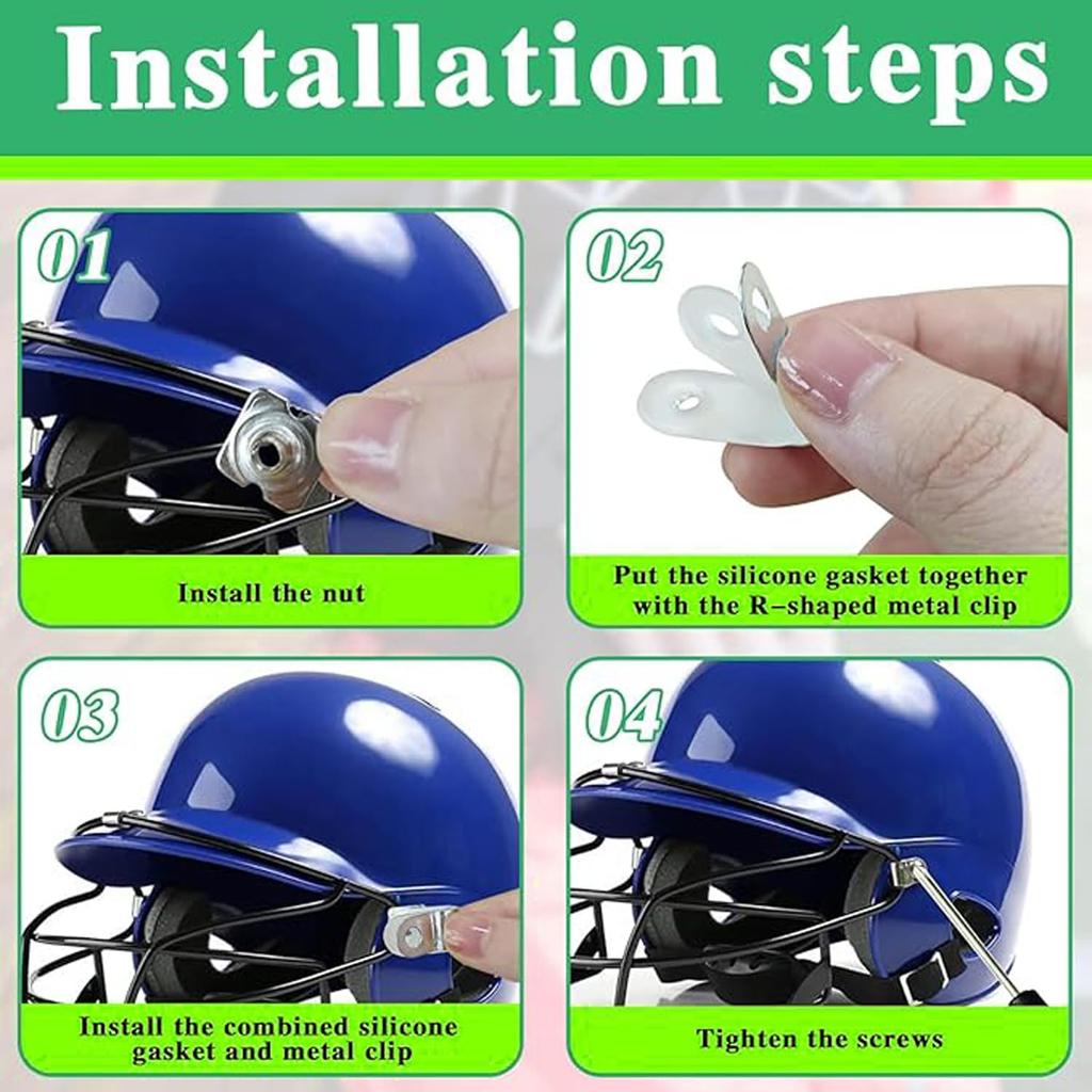 Hockey Helmet Repair Kit, Football Helmet Hardware Kit, 57 Hockey