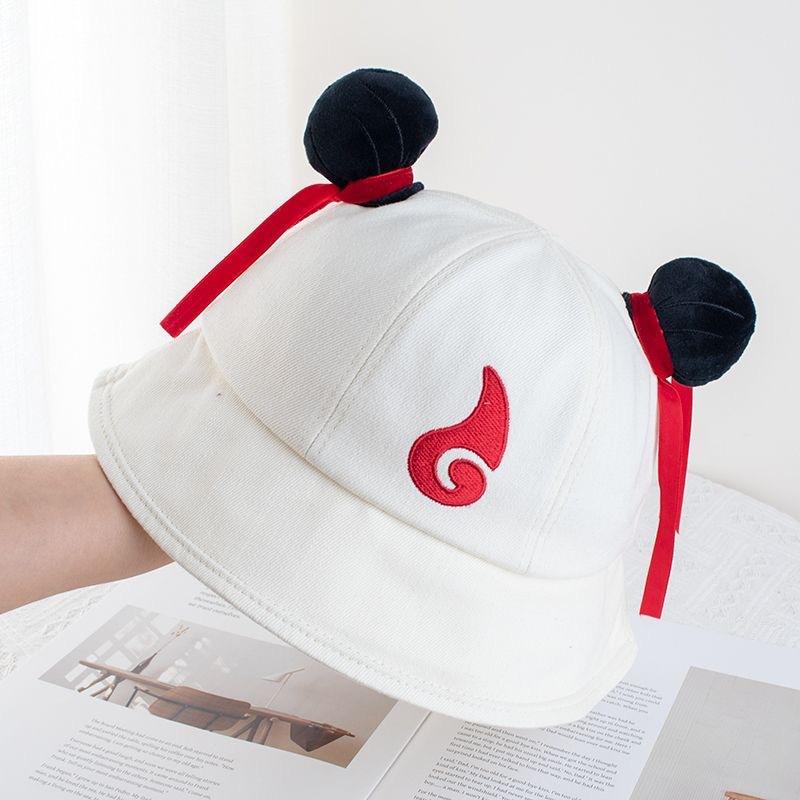 Cartoon Cute Bun Fisherman Hat Men and Women Spring and Summer Versatile Face Showing Small Sun Hat Basin Hat