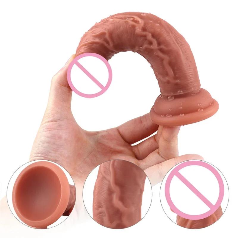 Tail Dildo For Women Machine Masturbating Penis Vibrator Vibrating Underpants Sexy Toys For Women Rubber Coces Sexshop Toys