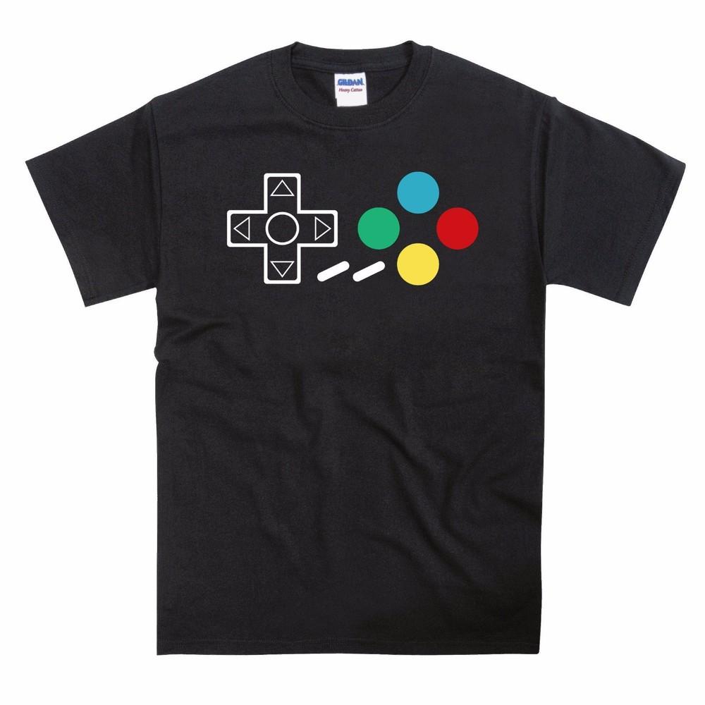 SNES Inspired Joypad Button Layout T-Shirt