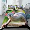 Kanadský Sphynx Cat Povlak na přikrývku King Queen Lovely Pet Kitty Sada ložního prádla Děti Teens Dospělí Roztomilé zvíře Měkký Polyester Povlak na přikrývku