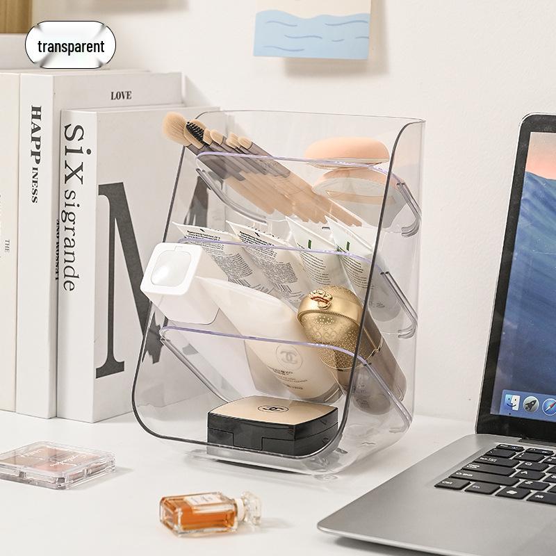 

Прозорий настільний тримач для ручок та багатофункціональний ящик для зберігання для туалетного столика