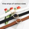 Craft Your Own Bag with Adjustable Drawstring Shoulder Strap Handle Rope Kits for Handmade Straw Bucket Bags Accessories