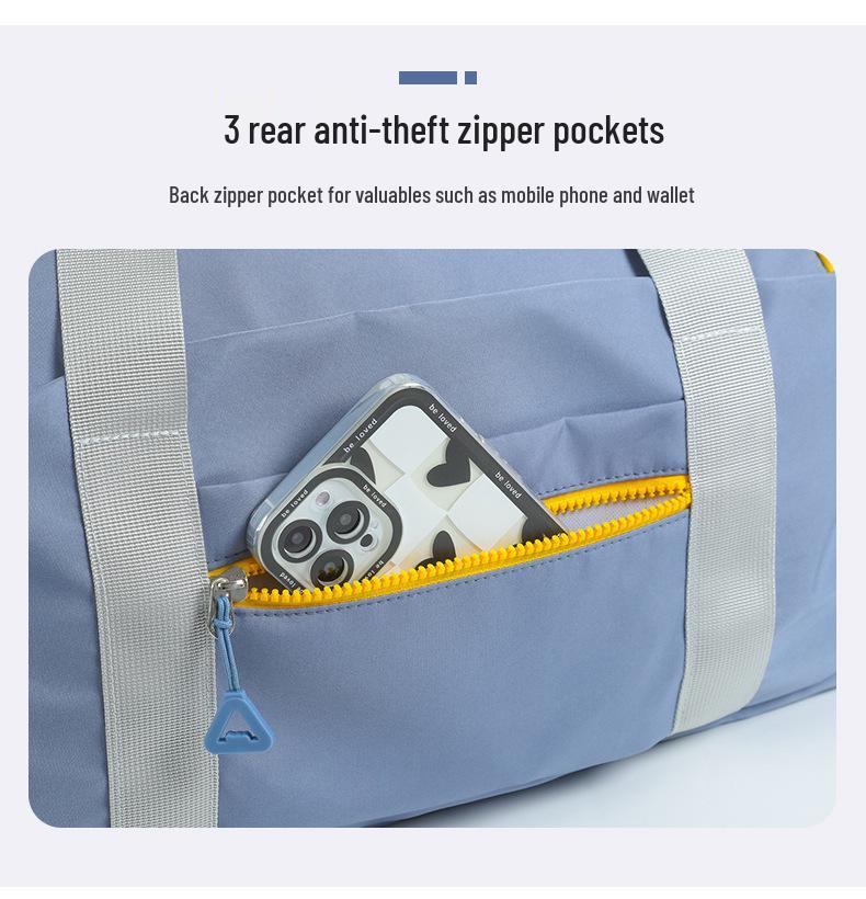 Large Capacity Sports Gym Bag with Wet/Dry Separation for Men & Women