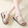 Sandale cu platformă de vară pentru femei, pentru lift, de exterior, elegante, cu vârf deschis, casual, pentru fete, mărime mare, talpă groasă, sandale negre gri