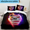 Psv Sports Emblem 3PCS Bedding set,Ideal for1pc Duvet Cover And 2pcs Pillowcases Perfect for Christmas gift,Ideal for Bedroom, Dormitory