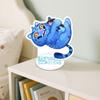 Blue Cat Transparent Double-Sided Acrylic Desktop Ornament