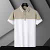 Short Sleeved Men's Summer Ice Thin Lapel Business Casual Polo Shirt